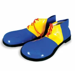 Blue/Yellow Large Clown Shoes