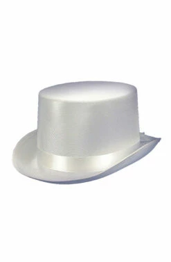 White Top Hat For Adults