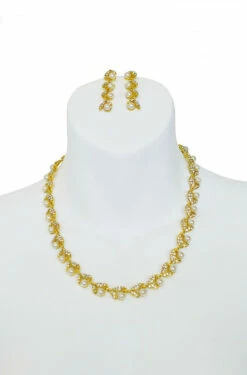 Pearl Gold Necklace Set