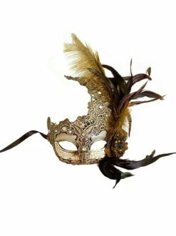Gold Venetian Lace Mask -Disney Sales K7631GZ 4 01979.1596062420