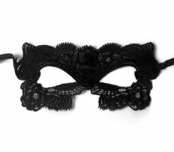 Brocade Lace Mask Black - Set 6 -Disney Sales KLM007Z 36269.1671038256