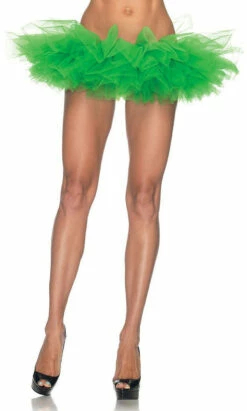 Layered Organza Tutu Green