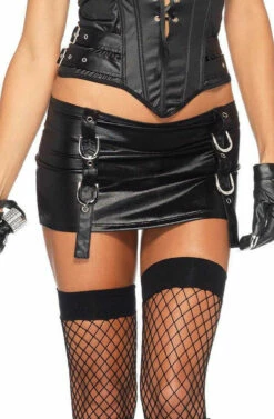 Mini Skirt With Rings