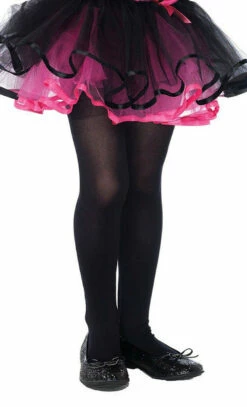 Girls Opaque Black Stockings -Disney Sales LGS4646BKZ 24585 95369.1608758864