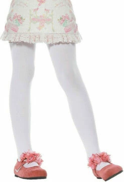 Girls Opaque White Stockings -Disney Sales LGS4646WZ 64265 29826.1608759828