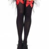 Black Thigh High With Red Bow -Disney Sales LGS6255BKRZ 23545.1608762142