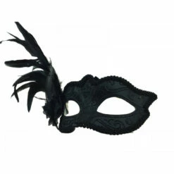 Black Venetian Mask With Flower -Disney Sales M33134BK3 47150.1679692118