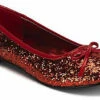 Red Glitter Star Flat Shoes -Disney Sales PASTAR16GRZ 52119 68238.1592486581