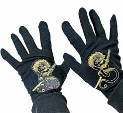 Ninja Child Black Gloves