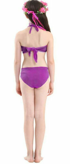 Candy Mermaid Girl Tail With Bikini Set -Disney Sales SMQ948BSbackz 48026.1652995337.386.513 01142.1655921883
