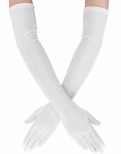 Satin Elbow Length White Glove -Disney Sales SMQA1108Wz 28831.1673992276