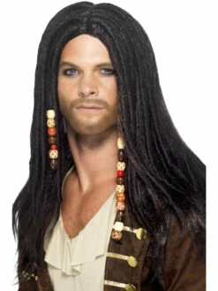 Caribbean Pirate Adult Wig