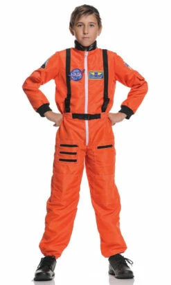 Astronaut Orange Kids Costume