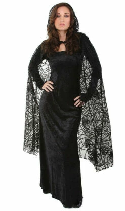 Sheer Spiderweb Cape