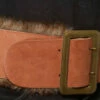 Viking Belt Leatherlike With Faux Fur