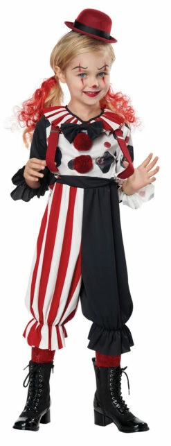 Creepy Clown Kids Costume