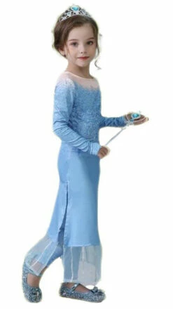 Frozen Elsa Underwater Dress Girl Costume