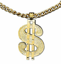 Dollar Sign Pendant Necklace -Disney Sales apiippaf7 43943.1659385667