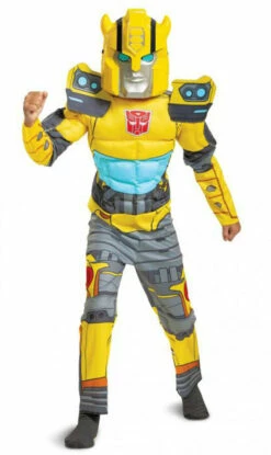 Transformers Bumblebee Muscle Boy Costume