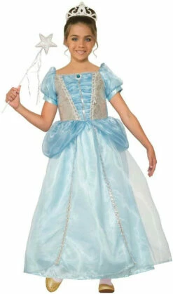 Blue Cinderella Princess Girls Costume