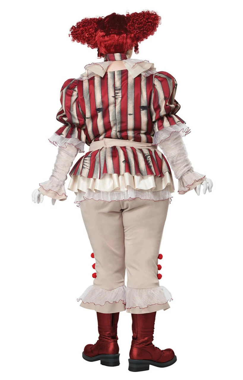 Sadistic Clown Womens Costume Plus 4 Sadistic Clown Womens Costume Plus - Image 2