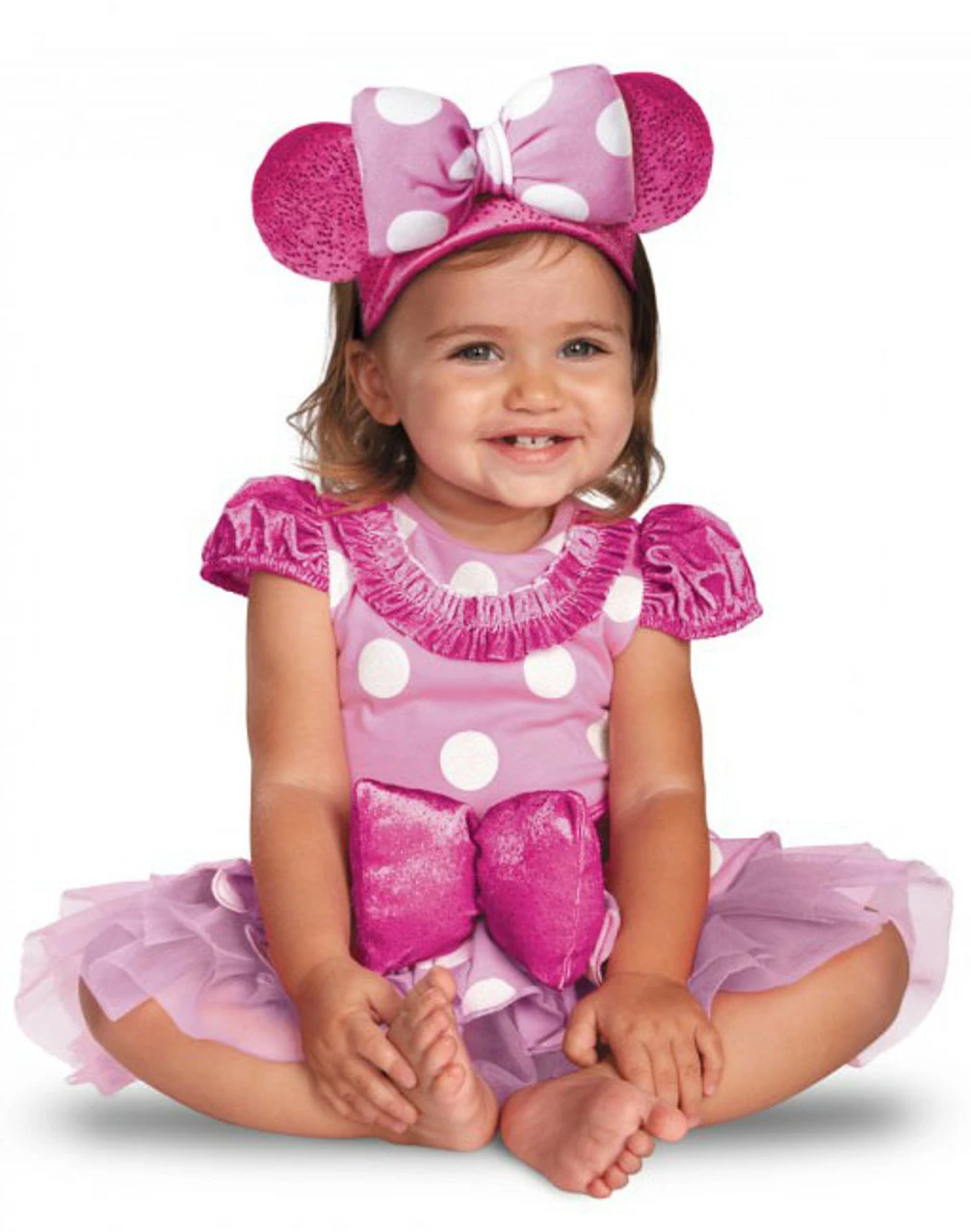 Mickey Mouse Pink Minnie Baby Girl Costume 3 Mickey Mouse Pink Minnie Baby Girl Costume