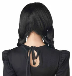 Gothic Dark Braids Wednesday Black Wig -Disney Sales apiunvk85 80088.1619038718
