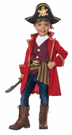 Captain Pirate Toddler Boy Costume