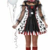 Twisted Clown Womens Costume -Disney Sales c1435z 40458.1592310352