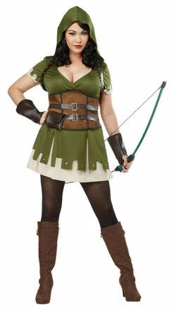 Lady Robin Hood Plus Costume