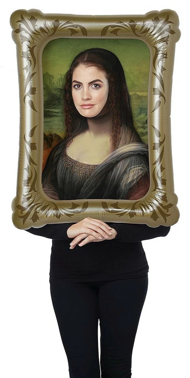 Mona Lisa Frame Woman Costume 3 Mona Lisa Frame Woman Costume