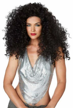 Disco Diva Long Curly Wig