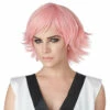 Feathered Cosplay Pink Wig -Disney Sales cw70955z 04797.1592308764