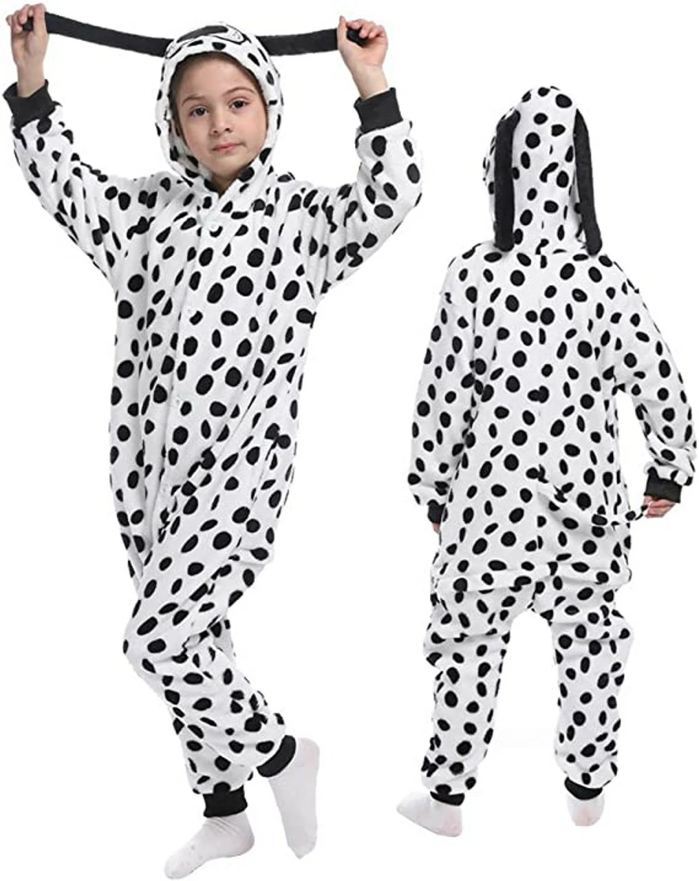 Cute Dalmatian Kid Onesie Costume 4 Cute Dalmatian Kid Onesie Costume - Image 2