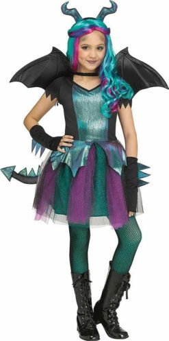 Dark Dragon Girl Costume