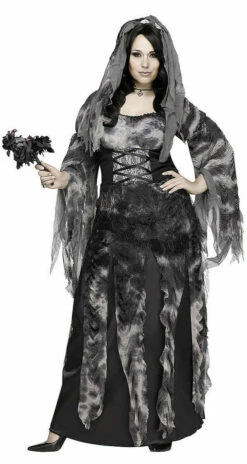 Cemetery Bride Costume Plus