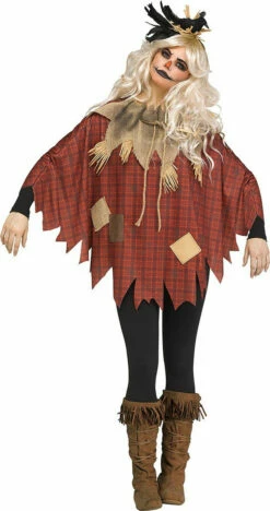 Scarecrow Poncho Womens