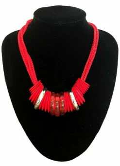 Red Ringed Necklace