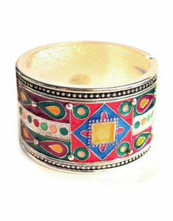 Wide Silver Cuff Bracelet