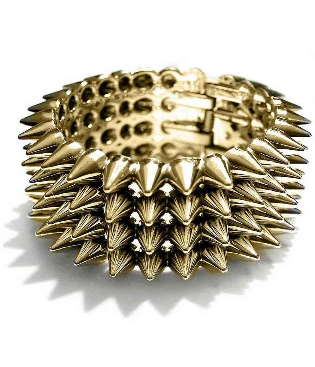 Punk Rock Bracelet Gold 3 Punk Rock Bracelet Gold