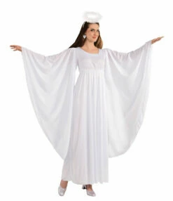 White Angel Woman Costume