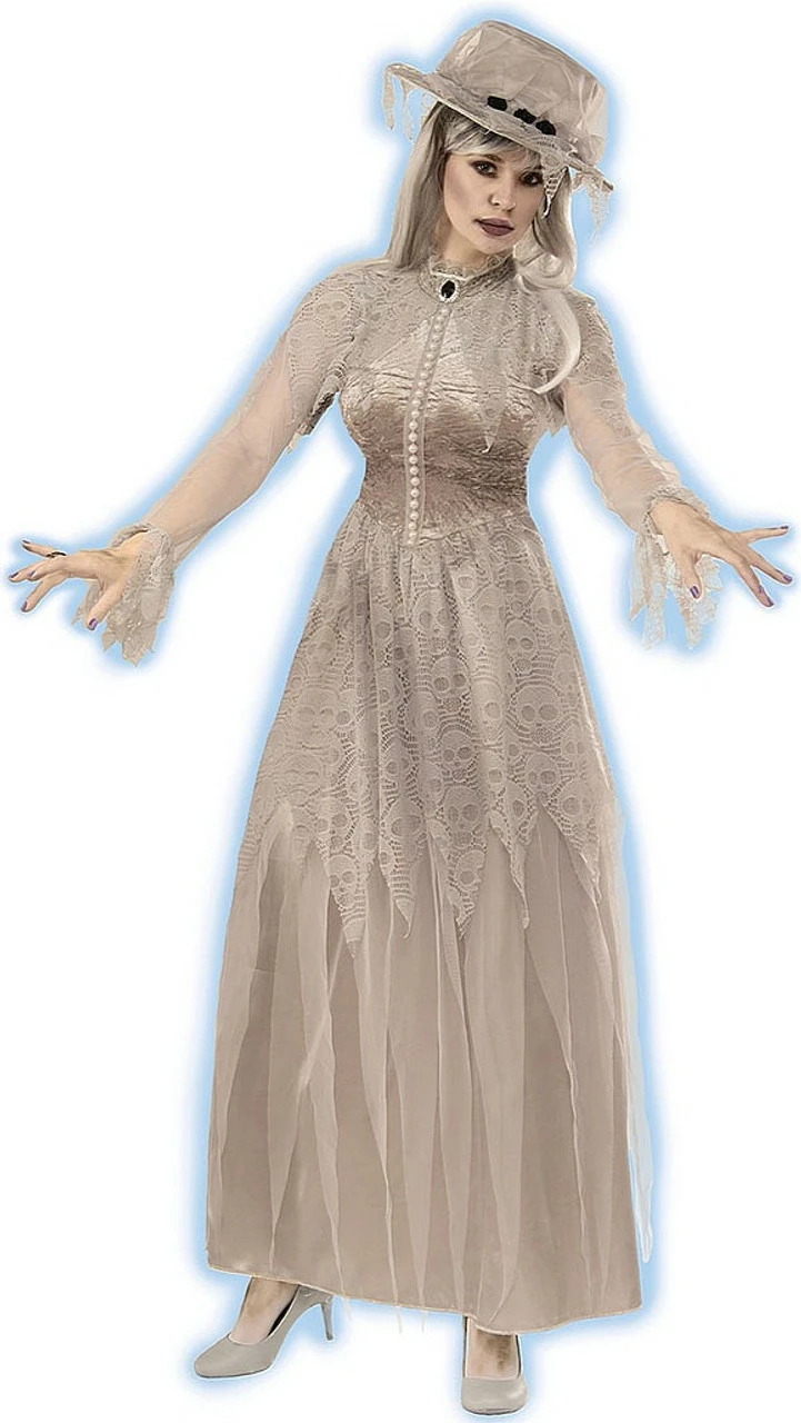 Victorian Ghost Woman Costume 3 Victorian Ghost Woman Costume
