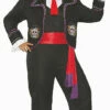Day Of The Dead Mariachi Man Plus Size Costume