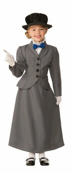 English Nanny Girls Costume