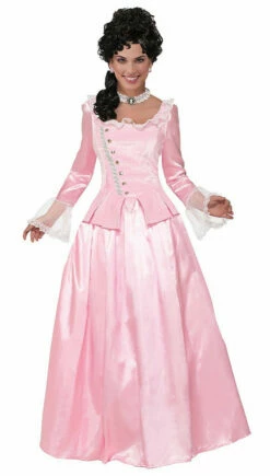 Colonial Maiden Pink Costume