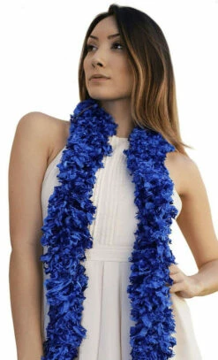 Blue Featherless Boa