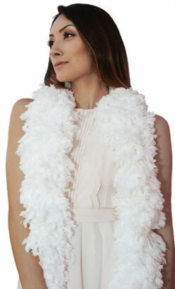 Large Featherless White Boa