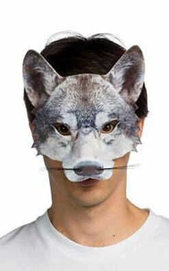 Form Fitting Wolf Mask