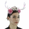 White Antler Headband With Flowers -Disney Sales k30536wz 07815.1592268595