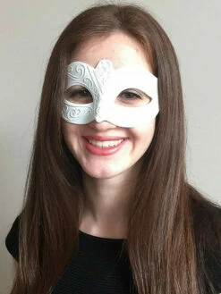 Venetian White Masks - Set Of 6 -Disney Sales k7065z 22256.1672713547